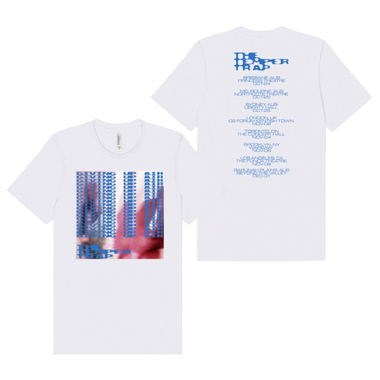 Giving Up Air White Tour T-Shirt - Apparel